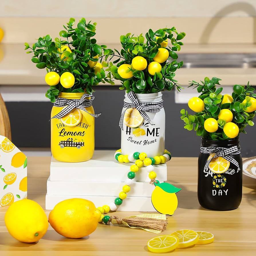 This image explains about how we can decor with lemon